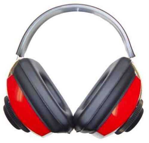 Competitor Hearing Protection Red NRR 26Db - Traditional Design, Multi-Position Earmuff - Fully Adjustable Steel heaDban